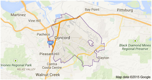 concord map