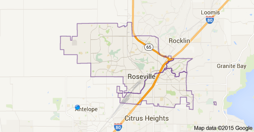 map roseville