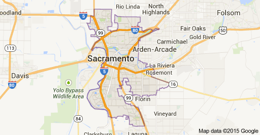 Sacramento Map