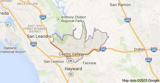 map castro valley