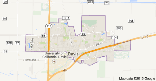 map davis