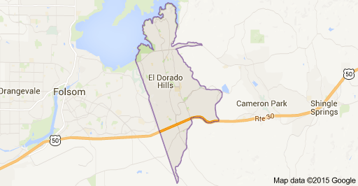 map el dorado hills