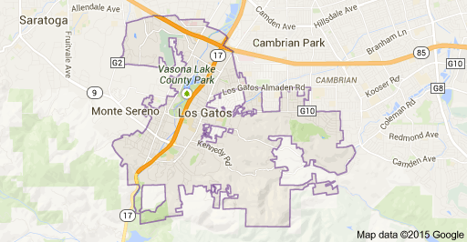 map los gatos