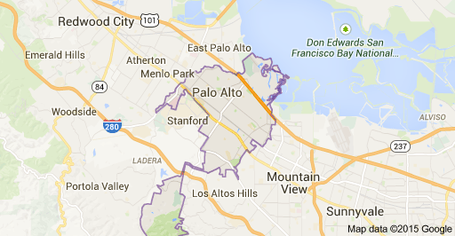 map palo alto