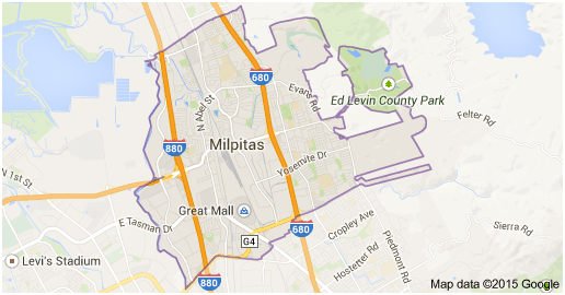 Milpitas Map