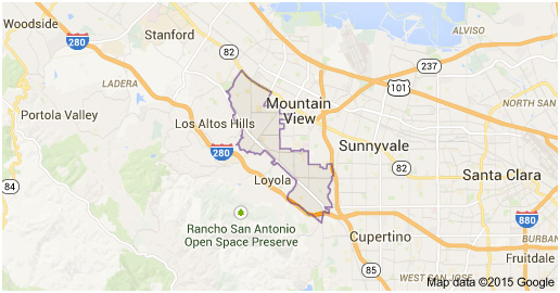 mountain view map