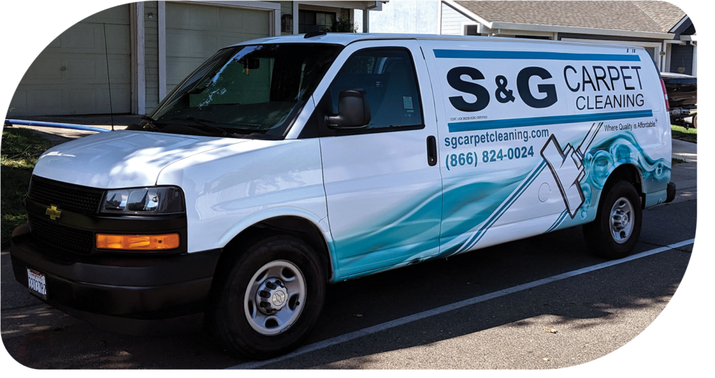 SG Carpet Cleaning Van